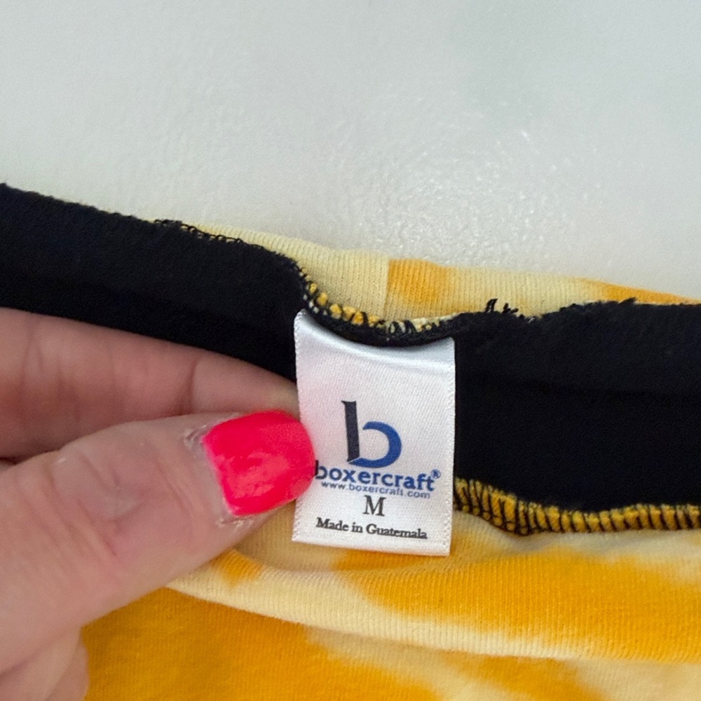Boxercraft Black Flare Pants with Yellow Waistband “Siena Dance” - Picture 3 of 4